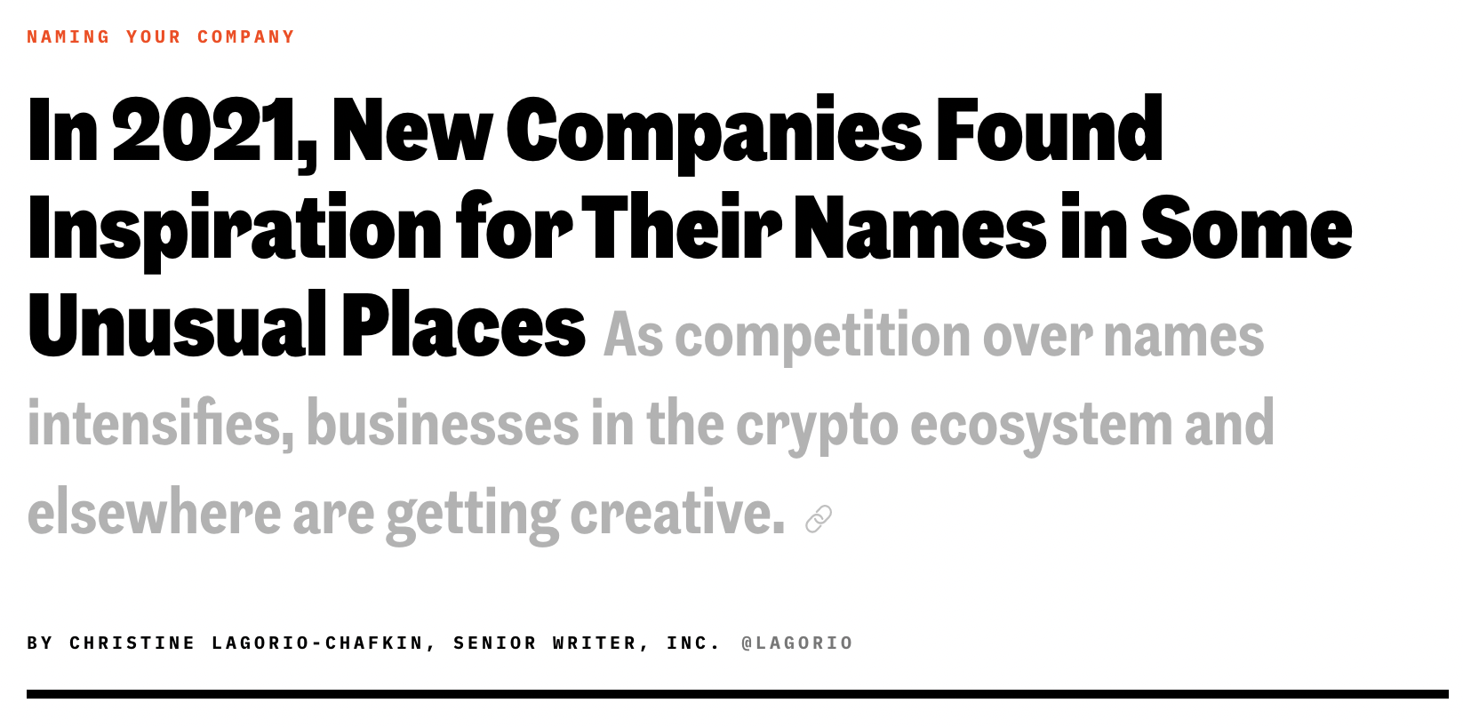 Igor | Startup Naming Agencyr